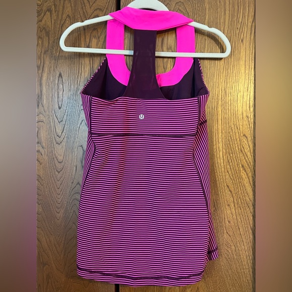 Lululemon Raspberry Glo Light Scoop Neck Tank - Picture 2 of 5